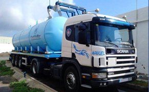 Transportes Castillo Mar camión de transporte de agua